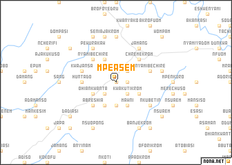 map of Mpeasem
