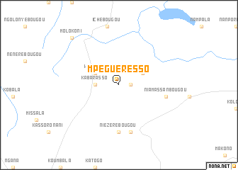 map of Mpéguéresso