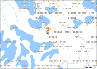 map of Mpeni