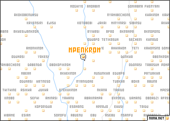map of Mpenkrom