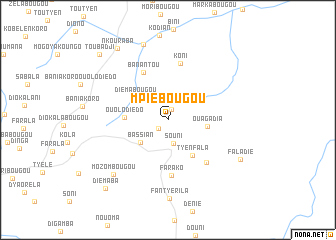 map of Mpiébougou