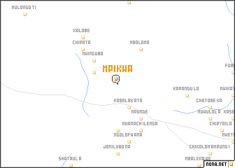map of Mpikwa