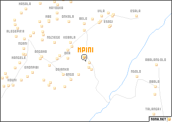 map of Mpini