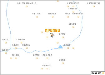map of Mpombo