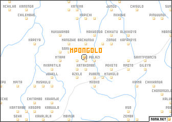 map of Mpongolo