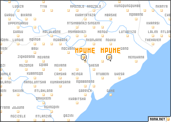 map of Mpume