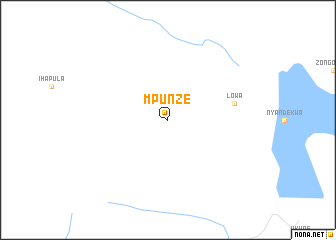 map of Mpunze