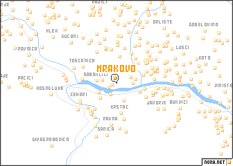 map of Mrakovo