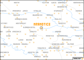 map of Mramotice
