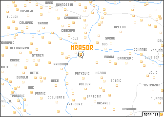 map of Mrasor