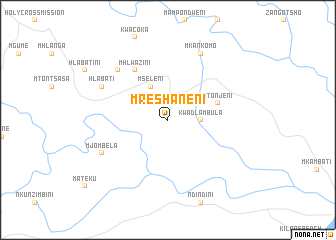 map of Mreshaneni