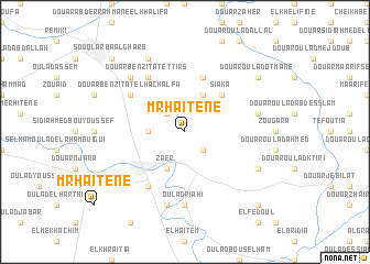 map of Mrhaïtene