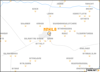 map of Mrhila