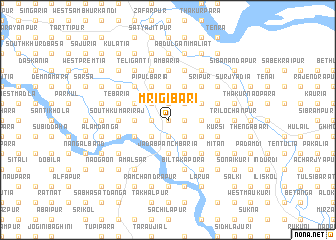 map of Mrigibāri