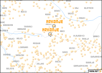 map of Mrkonje