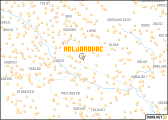 map of Mrljanovac
