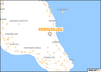 map of Mrondadjou