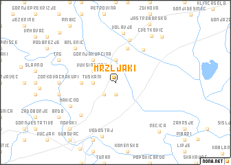 map of Mrzljaki