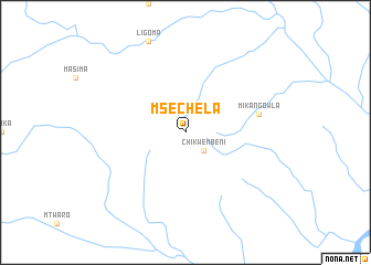 map of Msechela