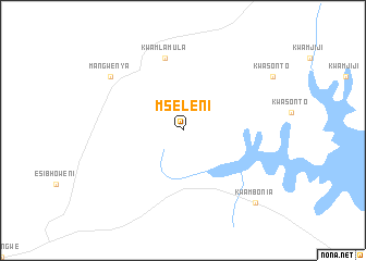 map of Mseleni