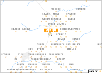 map of Mseula