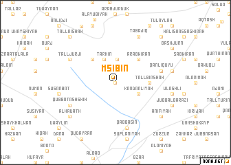 map of Mşībīn