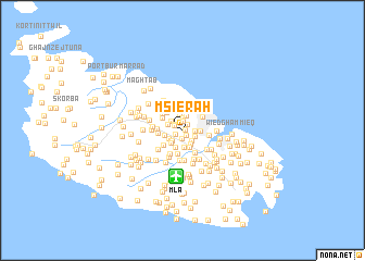 map of Msieraħ