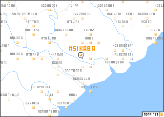 map of Msikaba
