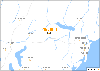 map of Msorwa