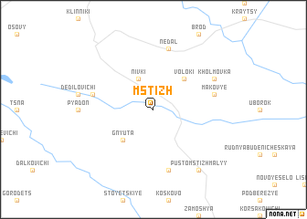 map of Mstizh