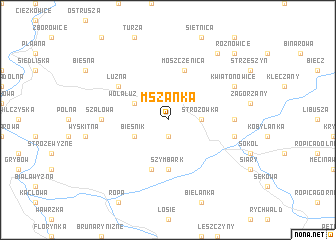 map of Mszanka