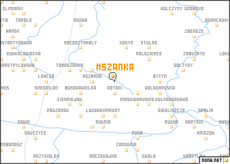 map of Mszanka