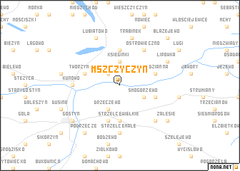map of Mszczyczyn