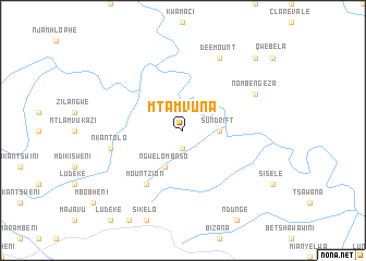 map of Mtamvuna