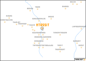 map of Mtassit