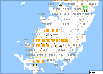 map of Mtemani