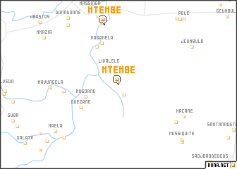 map of M. Tembe