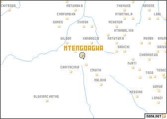 map of Mtengoagwa