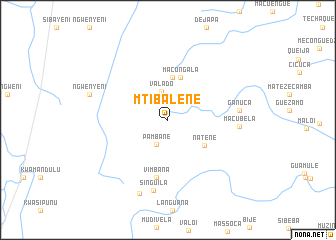 map of M. Tibalene