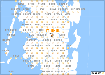 map of Mtimkuu