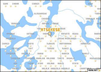 map of Mtsekese