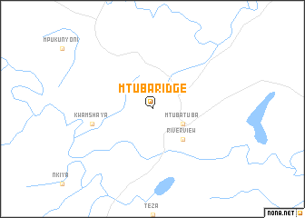 map of Mtuba Ridge