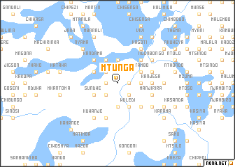 map of Mtunga