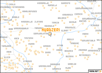 map of Muadžeri