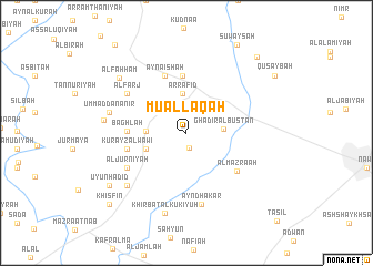 map of Mu‘allaqah