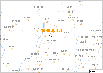 map of Muambong I