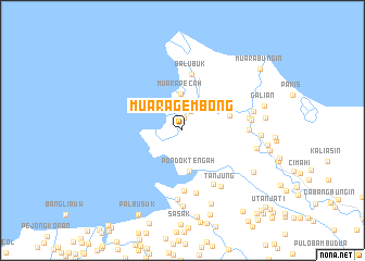 map of Muaragembong