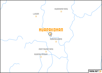 map of Muarakoman