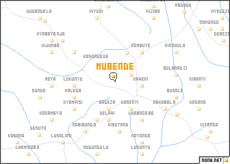 map of Mubende
