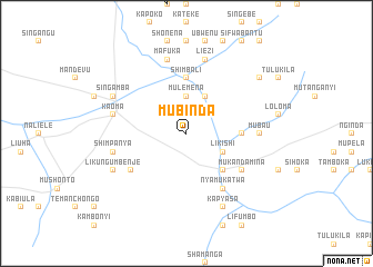 map of Mubinda